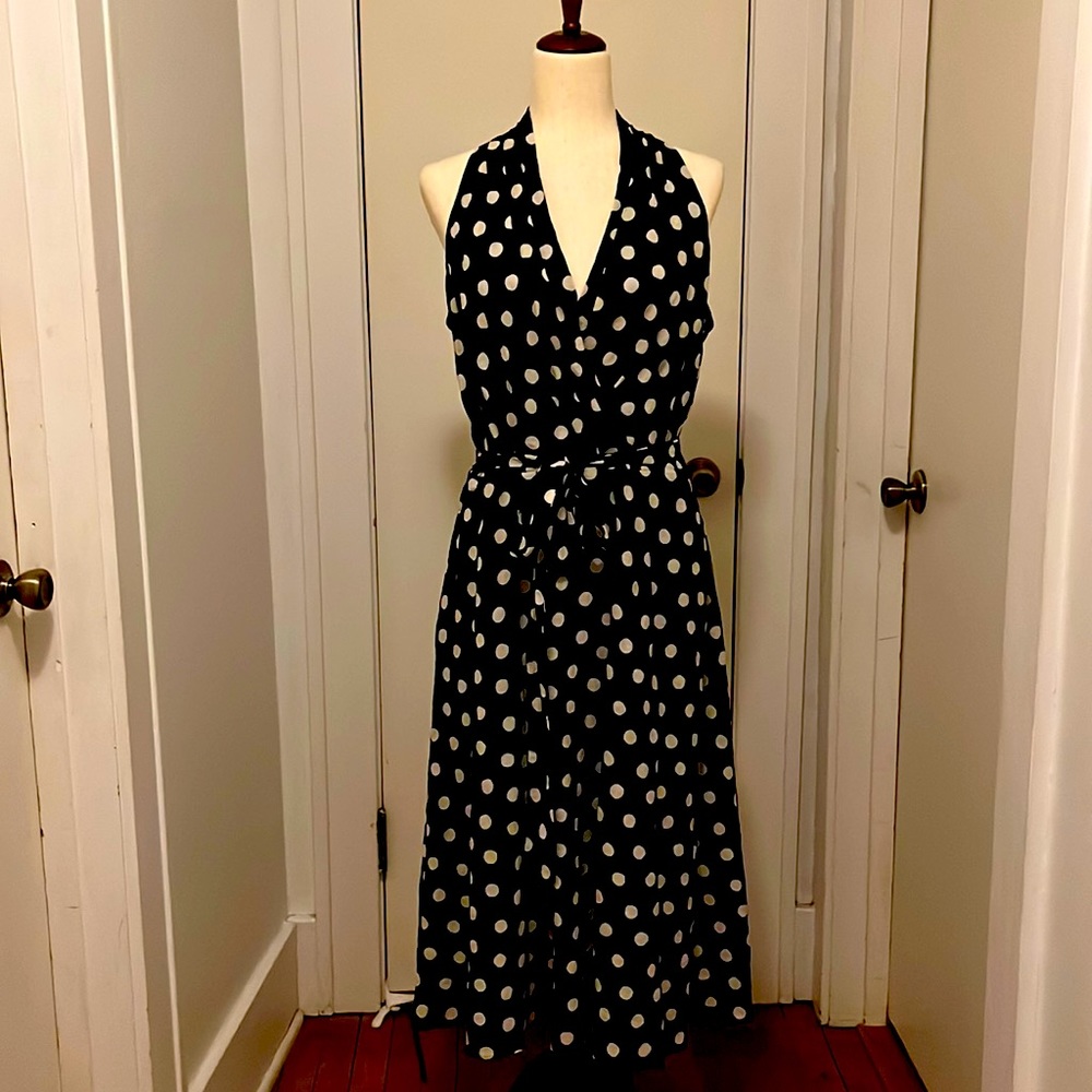 Suzi Chin for Maggie Boutique black and white dress size 12